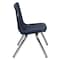 Flash Furniture Advantage Navy Student Stack School Chair, 12" ADV-SSC-12NAVY - alternate 2
